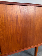 Long Danish Teak Mid Century Credenza by Clausen & Son