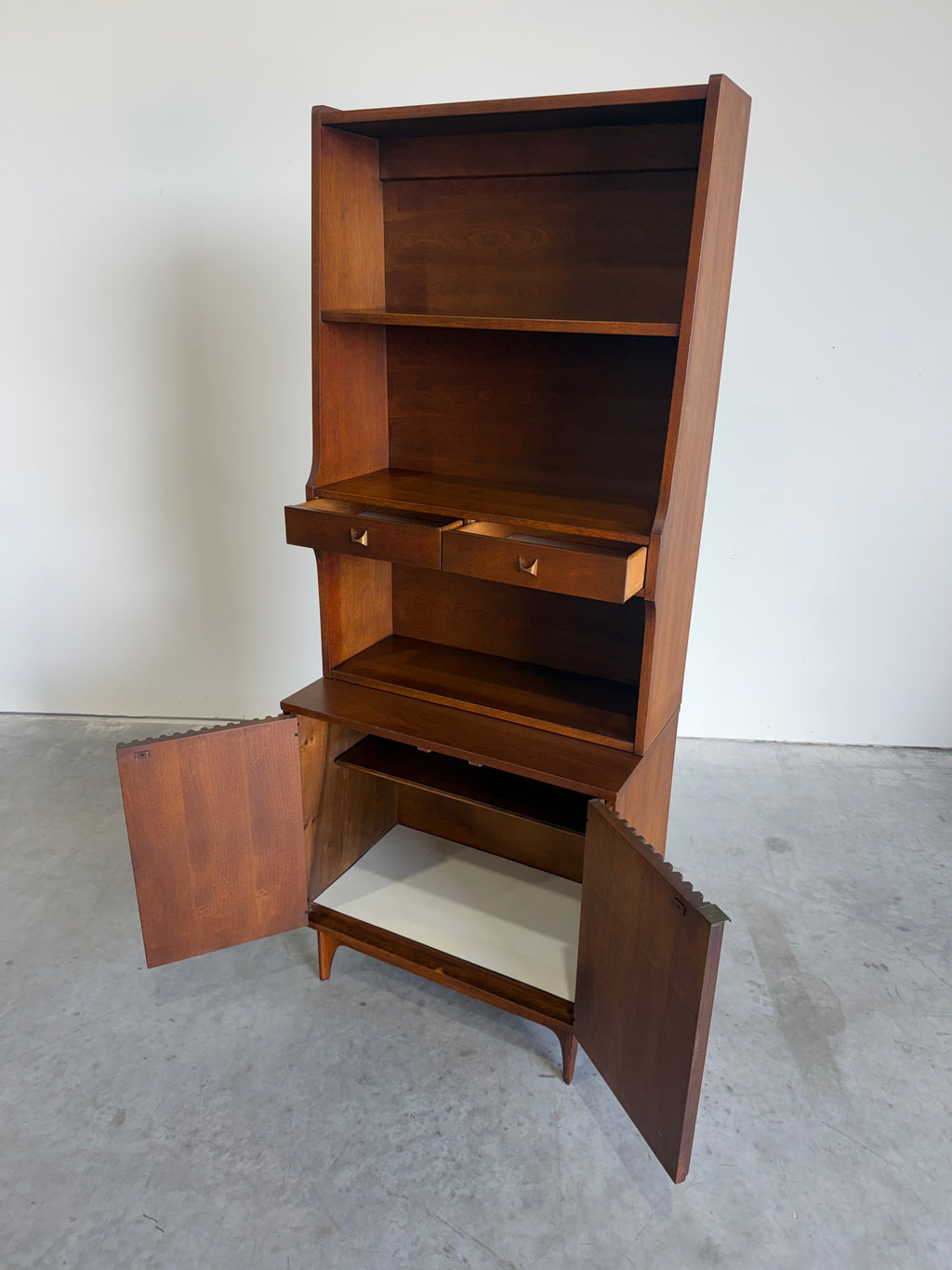 RESERVED-Pair of Broyhill Brasilia Modular 2pc Bookcases