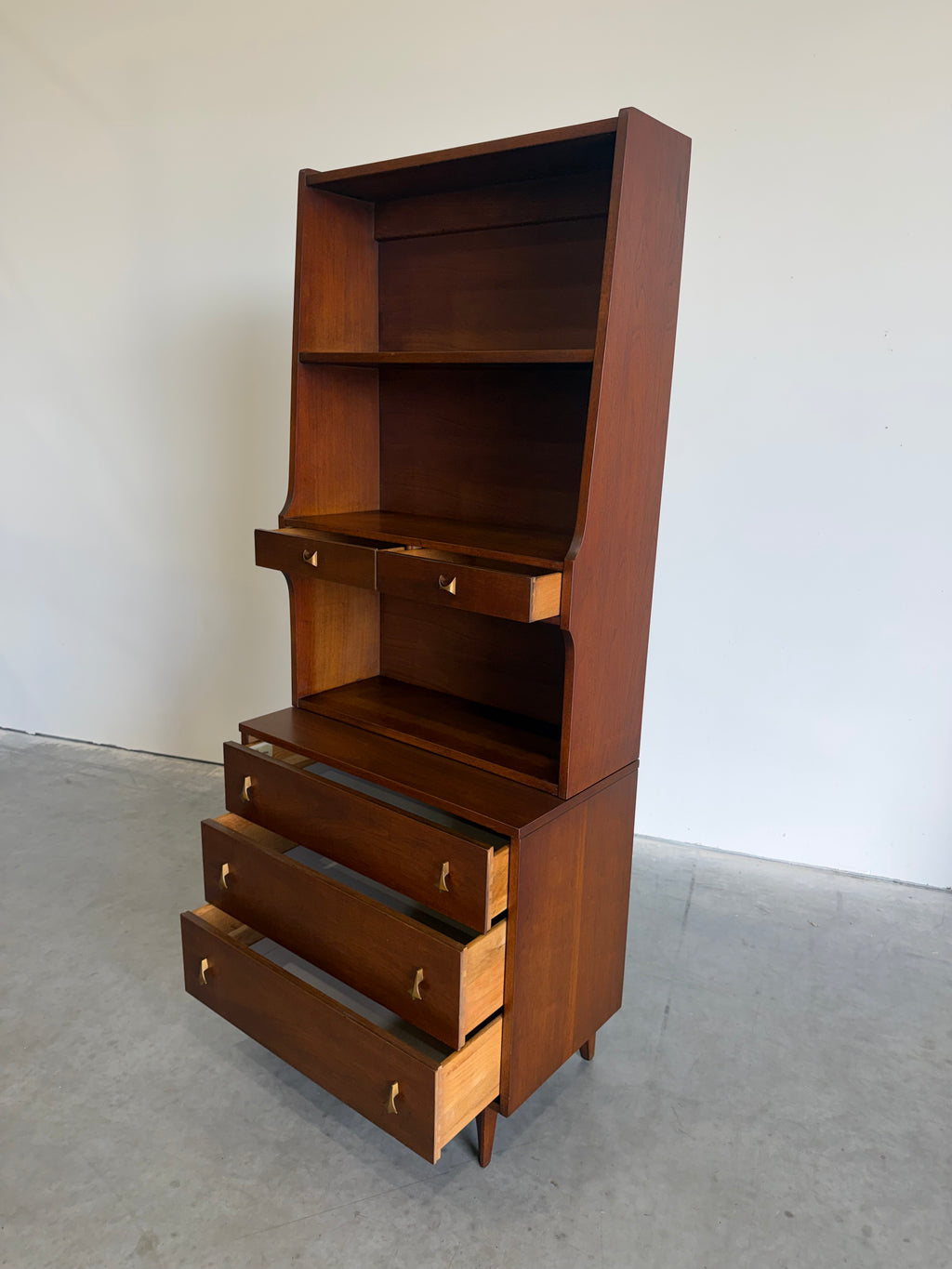 RESERVED-Pair of Broyhill Brasilia Modular 2pc Bookcases