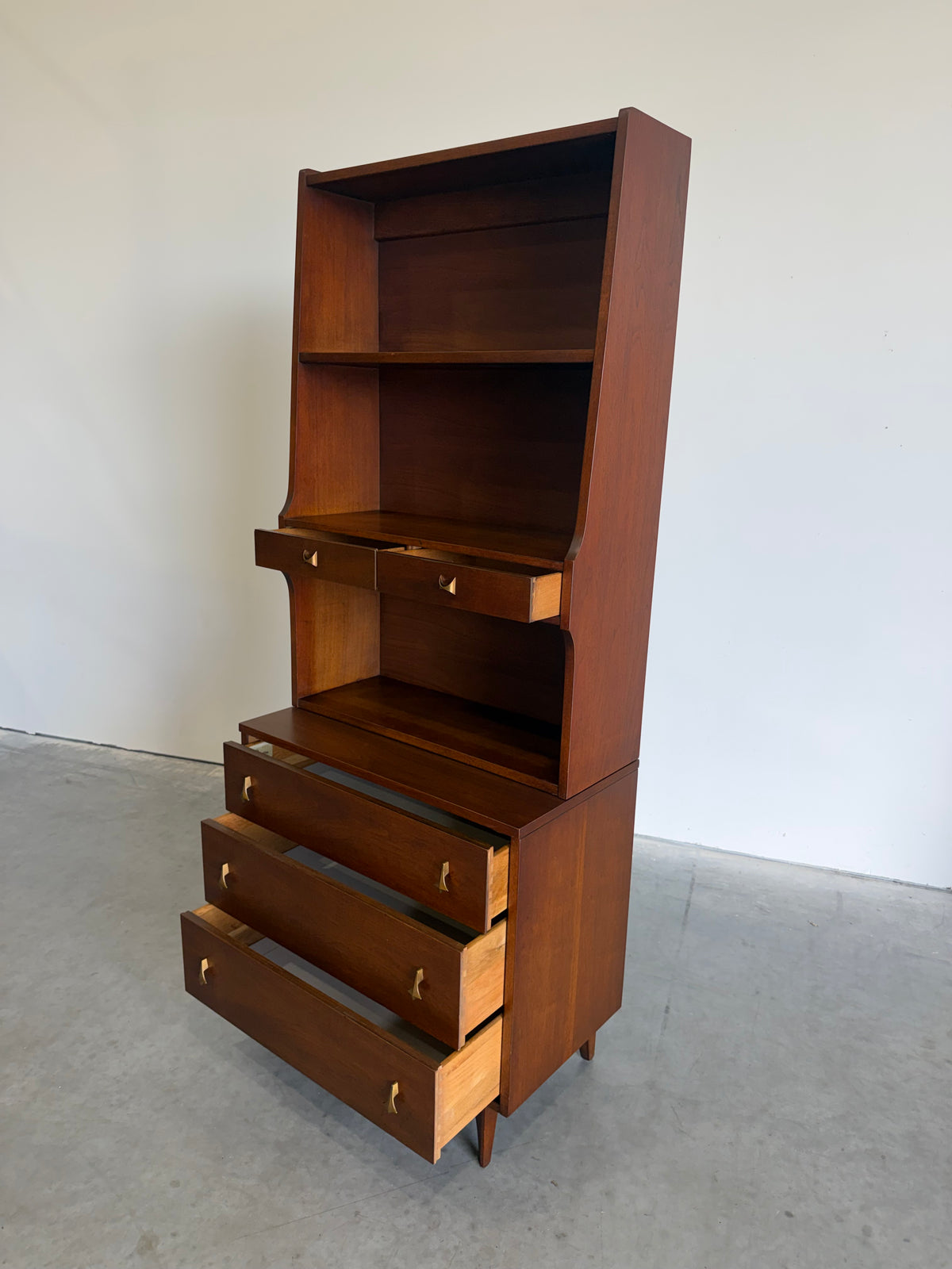 RESERVED-Pair of Broyhill Brasilia Modular 2pc Bookcases