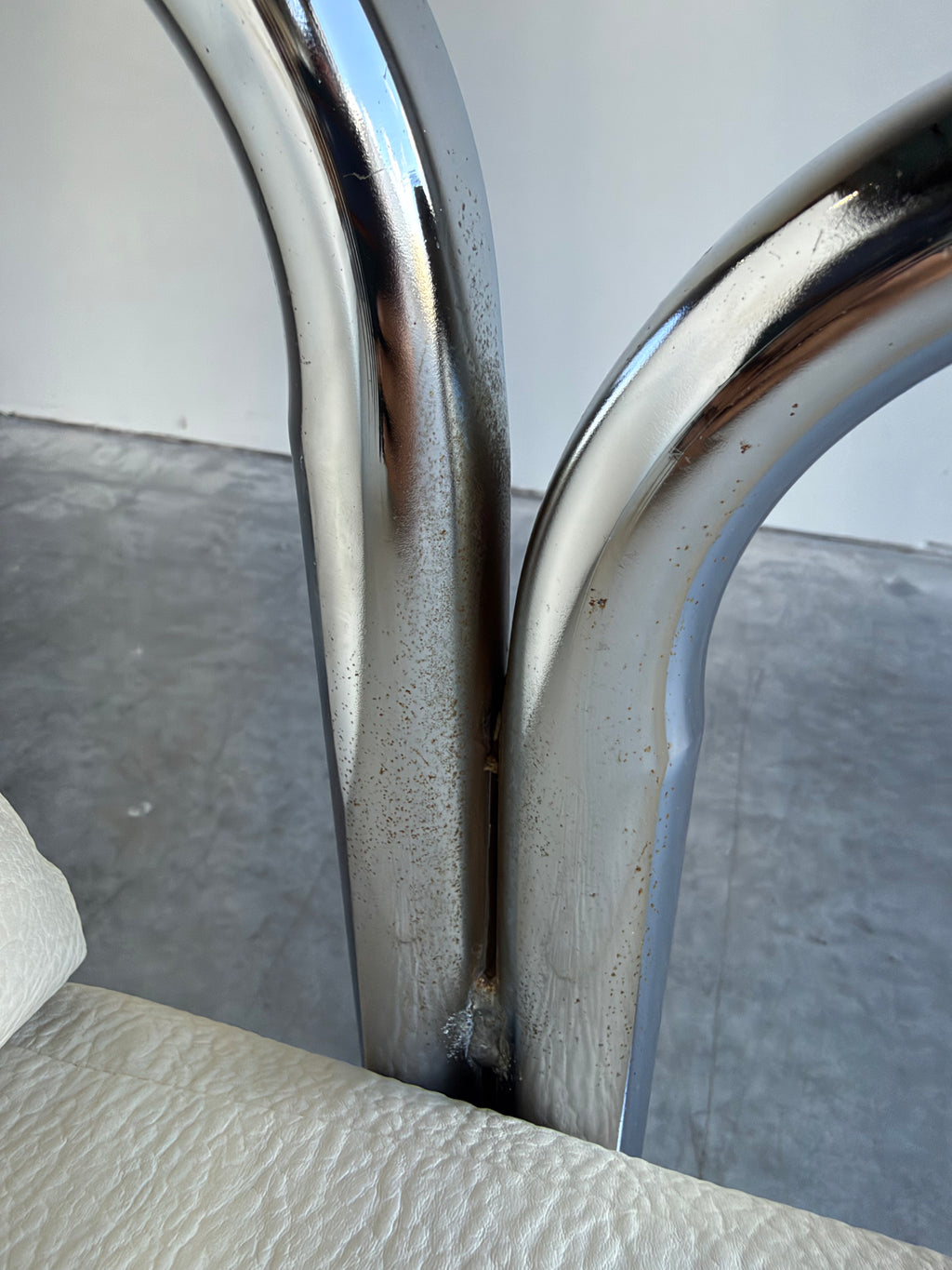 Pair of Mid Century Jerry Johnson Arcadia Chrome Sling Chairs c.1970’s