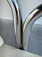 Pair of Mid Century Jerry Johnson Arcadia Chrome Sling Chairs c.1970’s