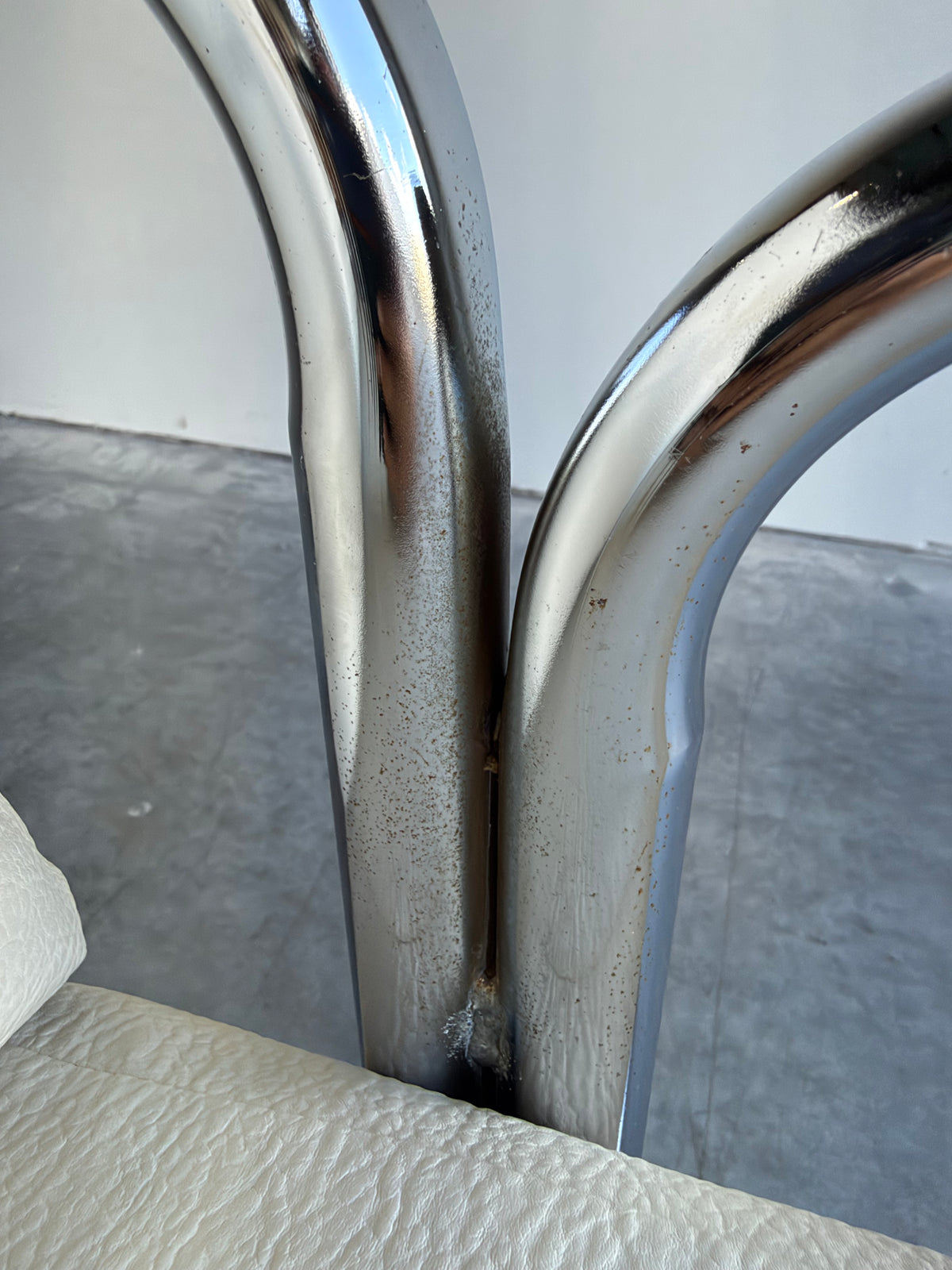 Pair of Mid Century Jerry Johnson Arcadia Chrome Sling Chairs c.1970’s