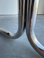 Pair of Mid Century Jerry Johnson Arcadia Chrome Sling Chairs c.1970’s