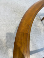 ON HOLD-Lane Silhouette Round Glass Top Coffee Table