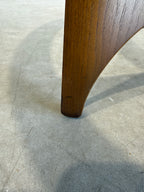 ON HOLD-Lane Silhouette Round Glass Top Coffee Table
