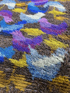 Vintage Marks Rya Sweden Bird Area Rug Ingrid Jagarz MCM