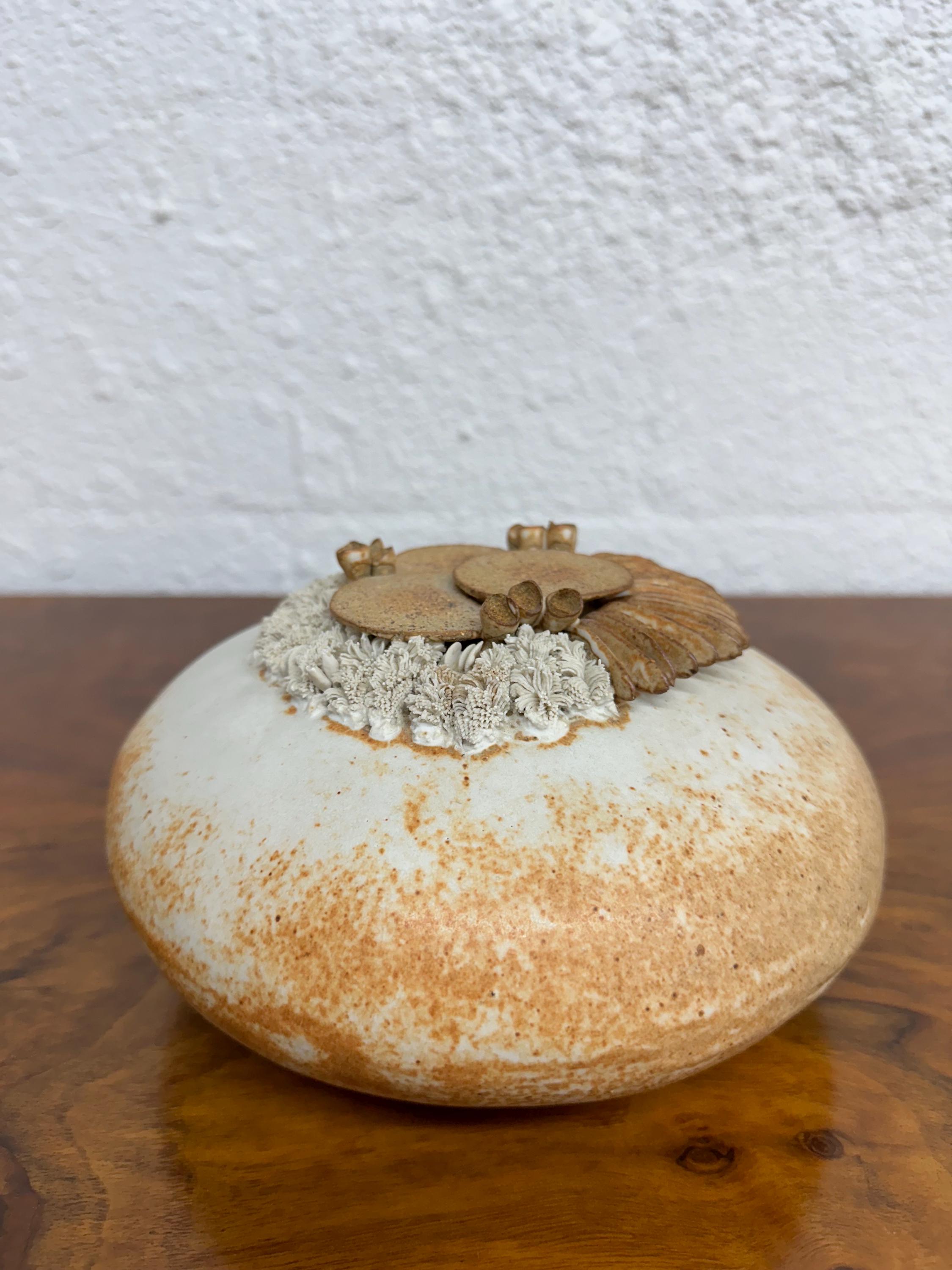 Mid Century Warren Hullow Sea Form Studio Pottery Sculpture