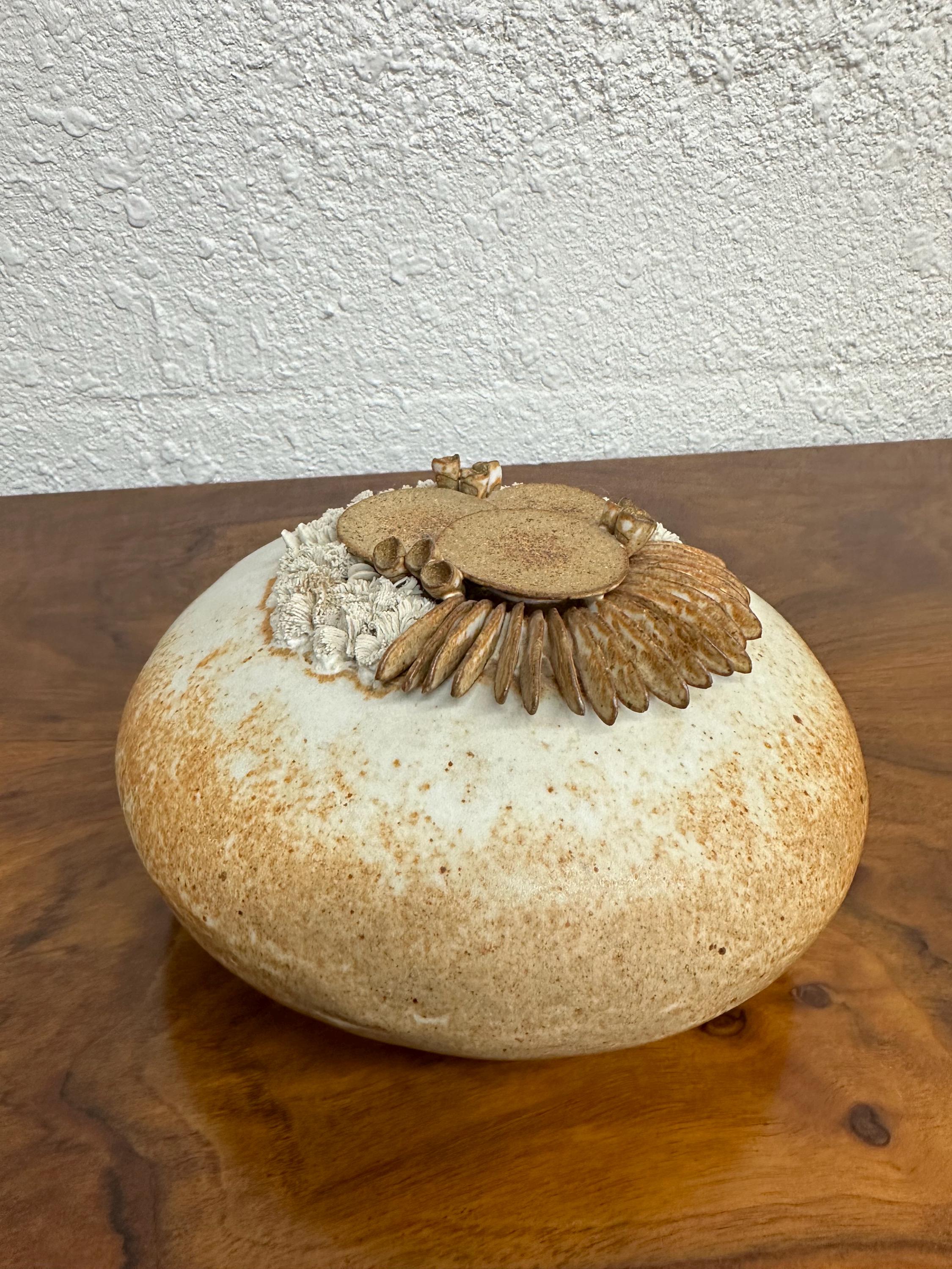 Mid Century Warren Hullow Sea Form Studio Pottery Sculpture