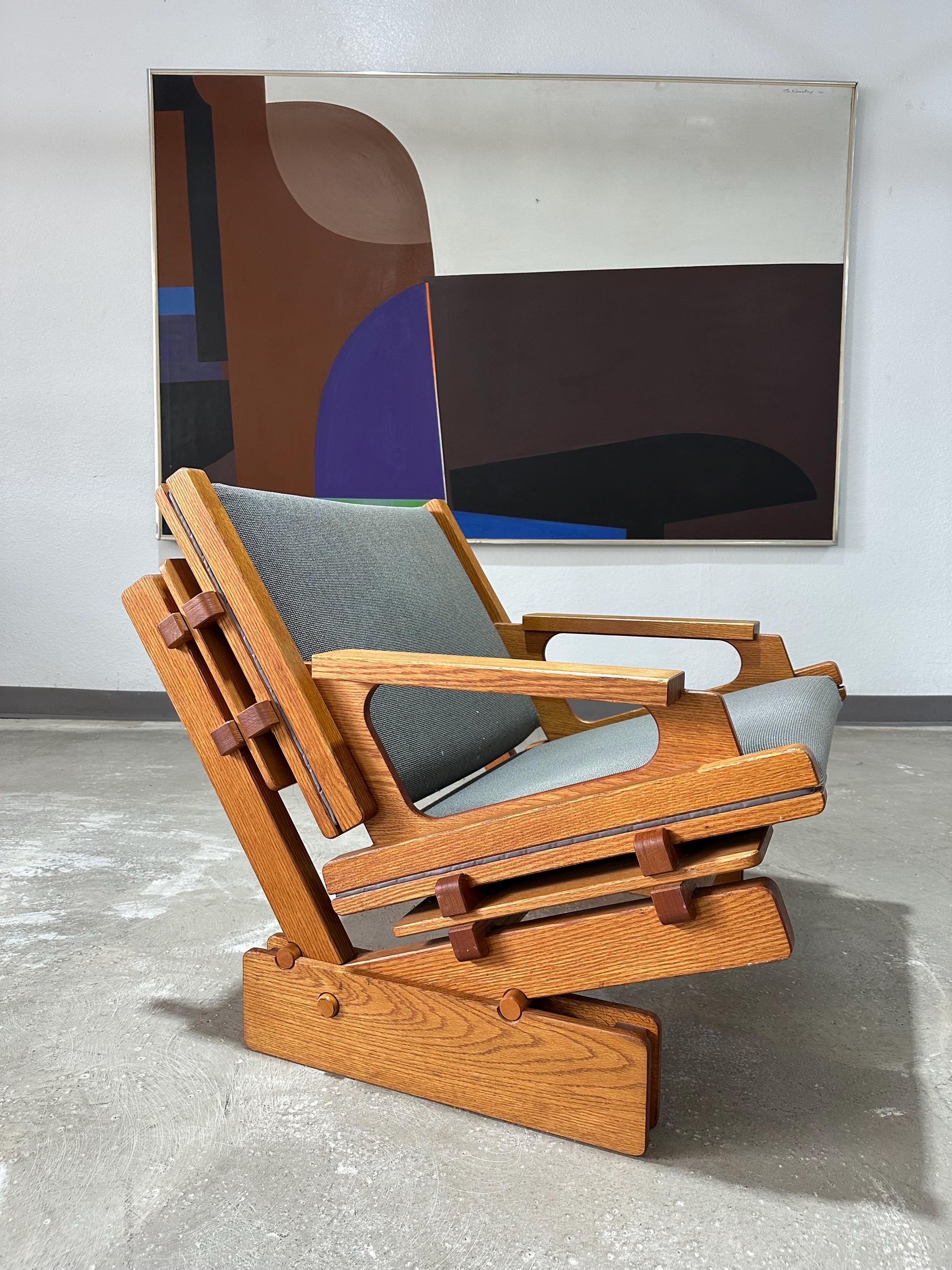 Mid Century Modern Prototype Lounge Chair, One of a Kind