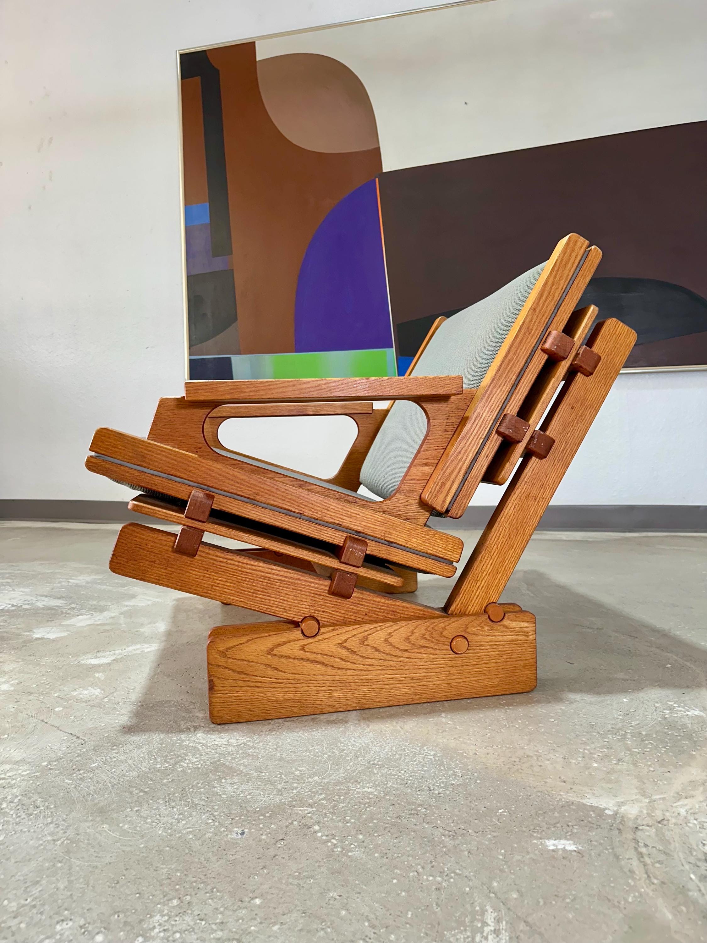 Mid Century Modern Prototype Lounge Chair, One of a Kind