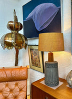 Mid Century Black Gordon and Jane Martz Marshall Studios Ceramic Lamp