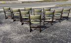 Mid Century Danish Modern Farstrup Cantilevered Dining Chairs, Set of 10