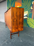 Mid Century Modern Danish Rosewood Sideboard Cabinet