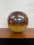 Extra Large Vintage Studio Pottery Floor Ball Vase, 17”H, Signed