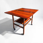 Mid Century Danish Rosewood Bar Cart, Tea Trolley