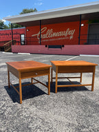 Paul McCobb for Lane Delineator Side Table or Nightstand Pair, Refinished