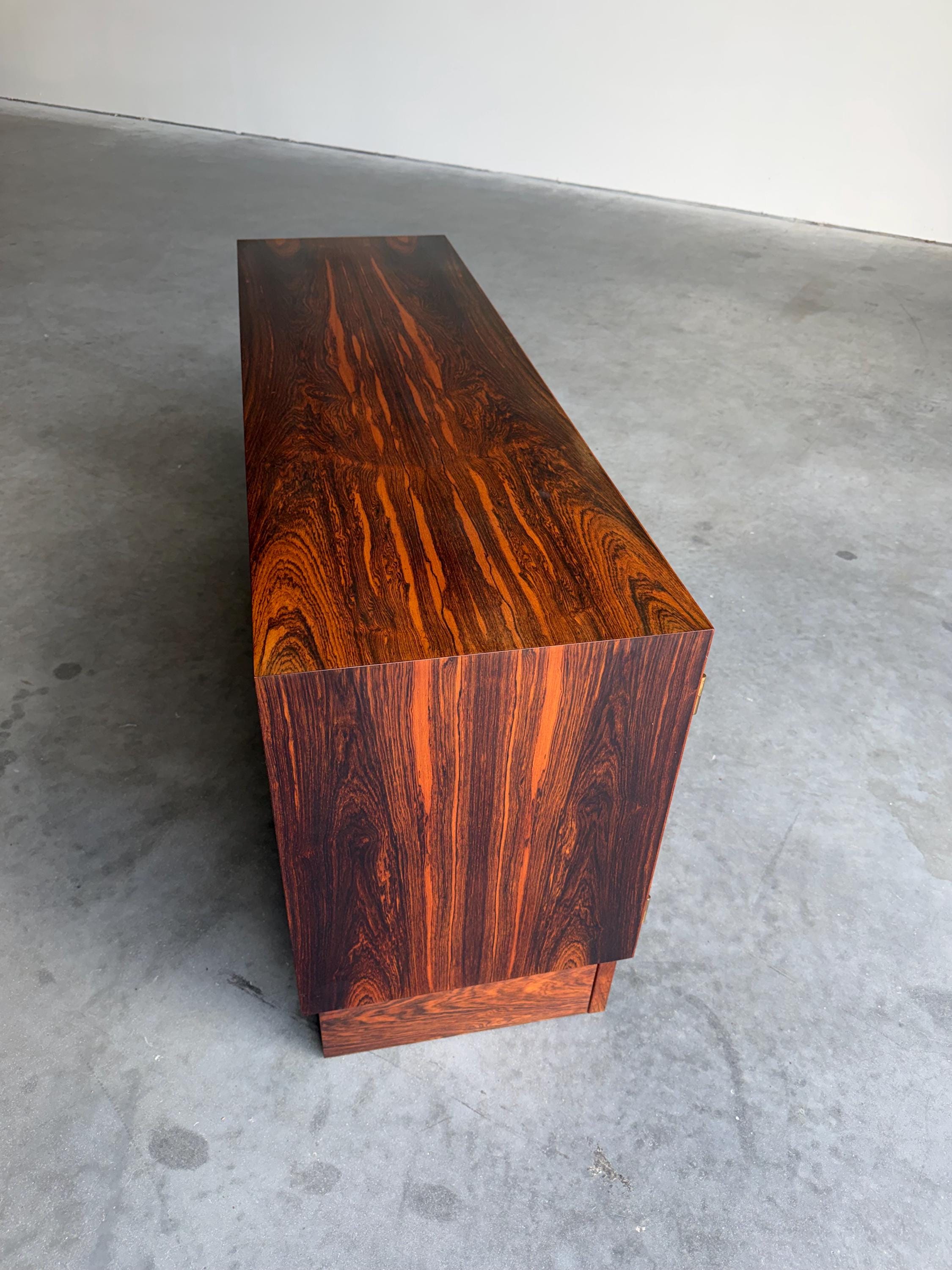 Mid Century Modern Danish Rosewood Credenza by Poul Hundevad