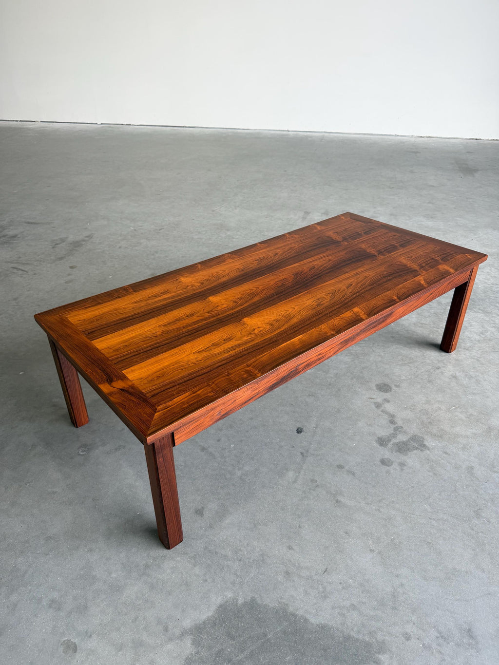 Mid Century Danish Rosewood Coffee and Two Side Tables Set