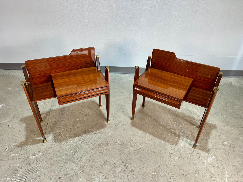 Pair of Italian Mid Century Modern Nightstands c.1950’s