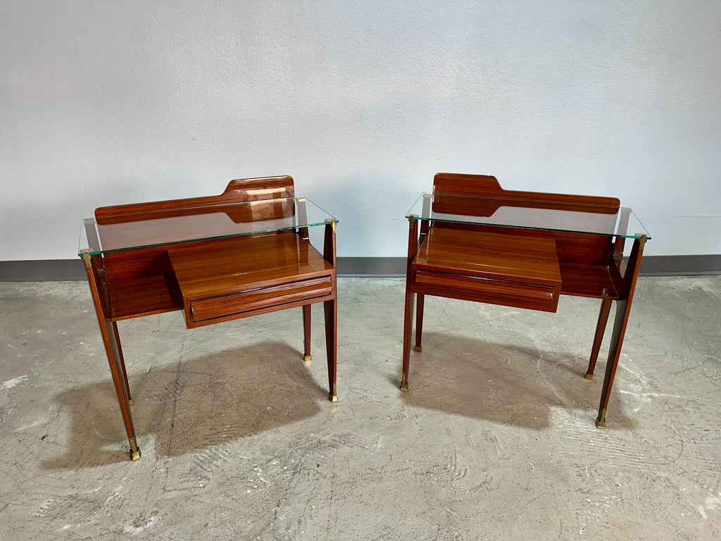 Pair of Italian Mid Century Modern Nightstands c.1950’s