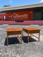 Paul McCobb for Lane Delineator Side Table or Nightstand Pair, Refinished