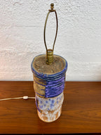 Vintage Abstract Studio Pottery Lamp
