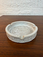 Hal Lasky Los Artesanos Studio Pottery Circles and Flower Ashtray Trinket Dish c.1970’s