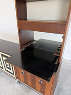 Mid Century Modern Modular Wall Unit, 4pcs, by Thomasville