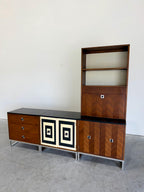 Mid Century Modern Modular Wall Unit, 4pcs, by Thomasville